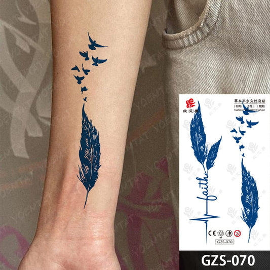 Faith Away Semi-Permanent Tattoo Sticker